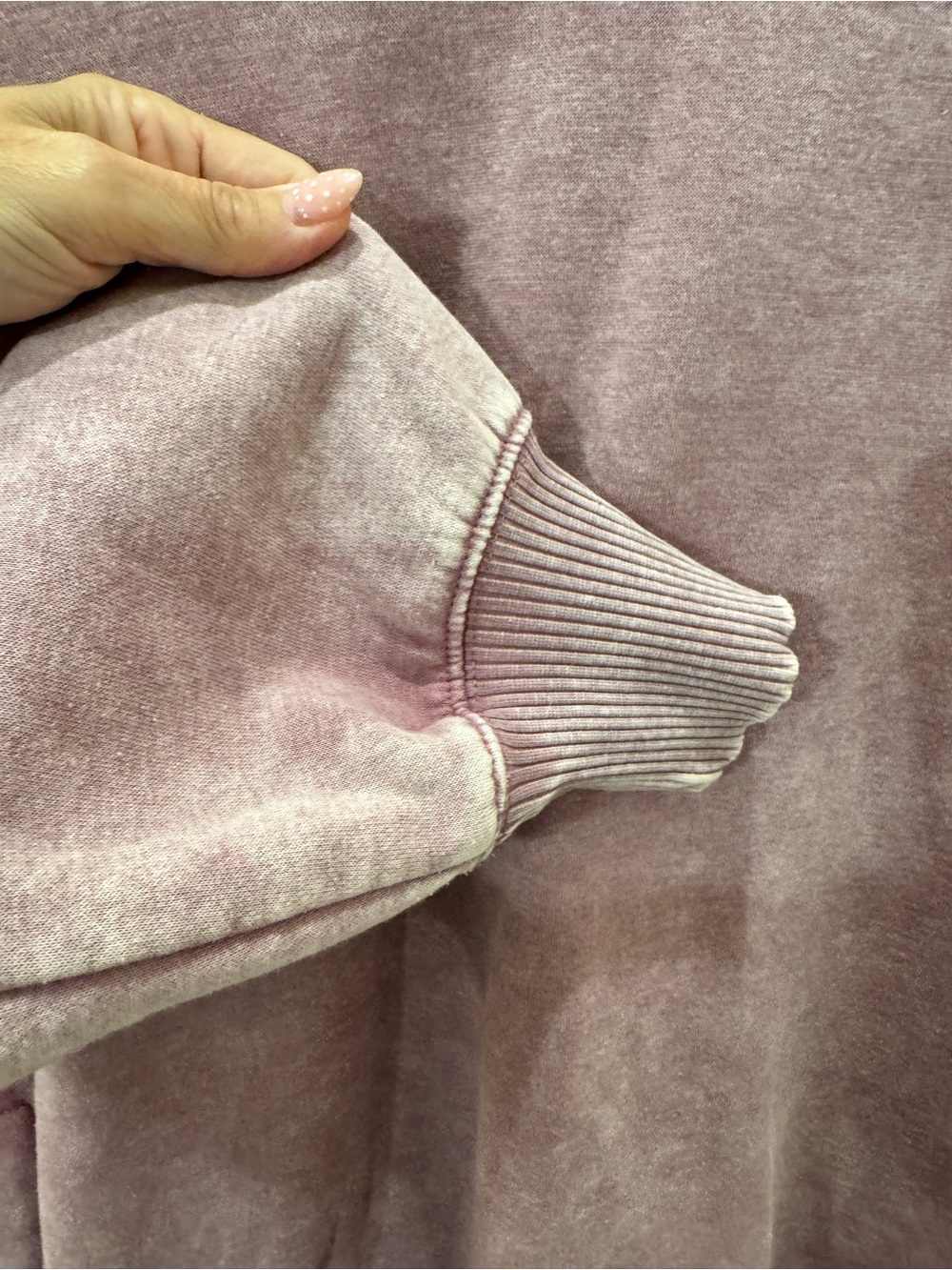 Zenana Outfitters Washed Rose Crewneck Sweatshirt - Picture 4 of 11